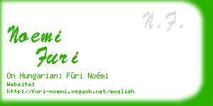 noemi furi business card